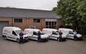 K&K Fire Protection Engineers vans and engineers